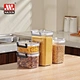 Airtight stackable kitchen storage container